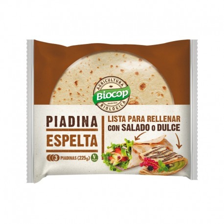 Piandina de Trigo Espelta Biocop 225 gr