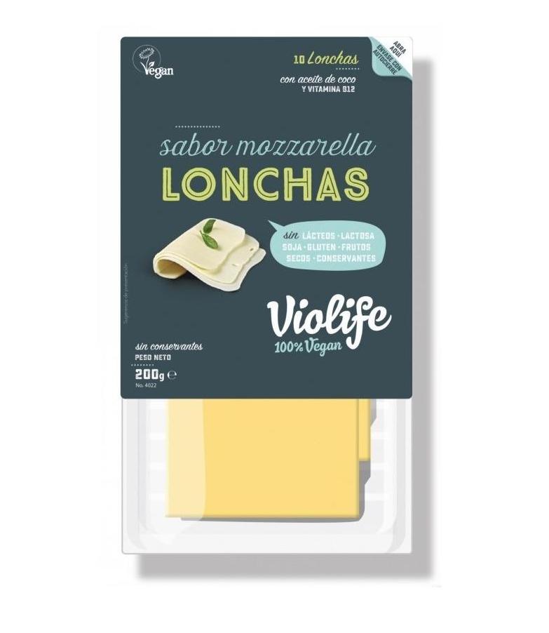 Lonchas de Mozzarella Veganas Violife 200 gr