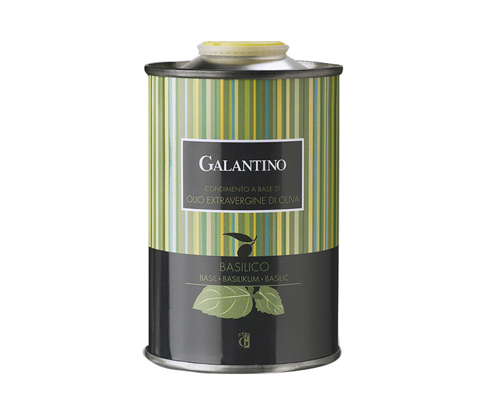 Aceite de Oliva con Albahaca Galantino 25 cl