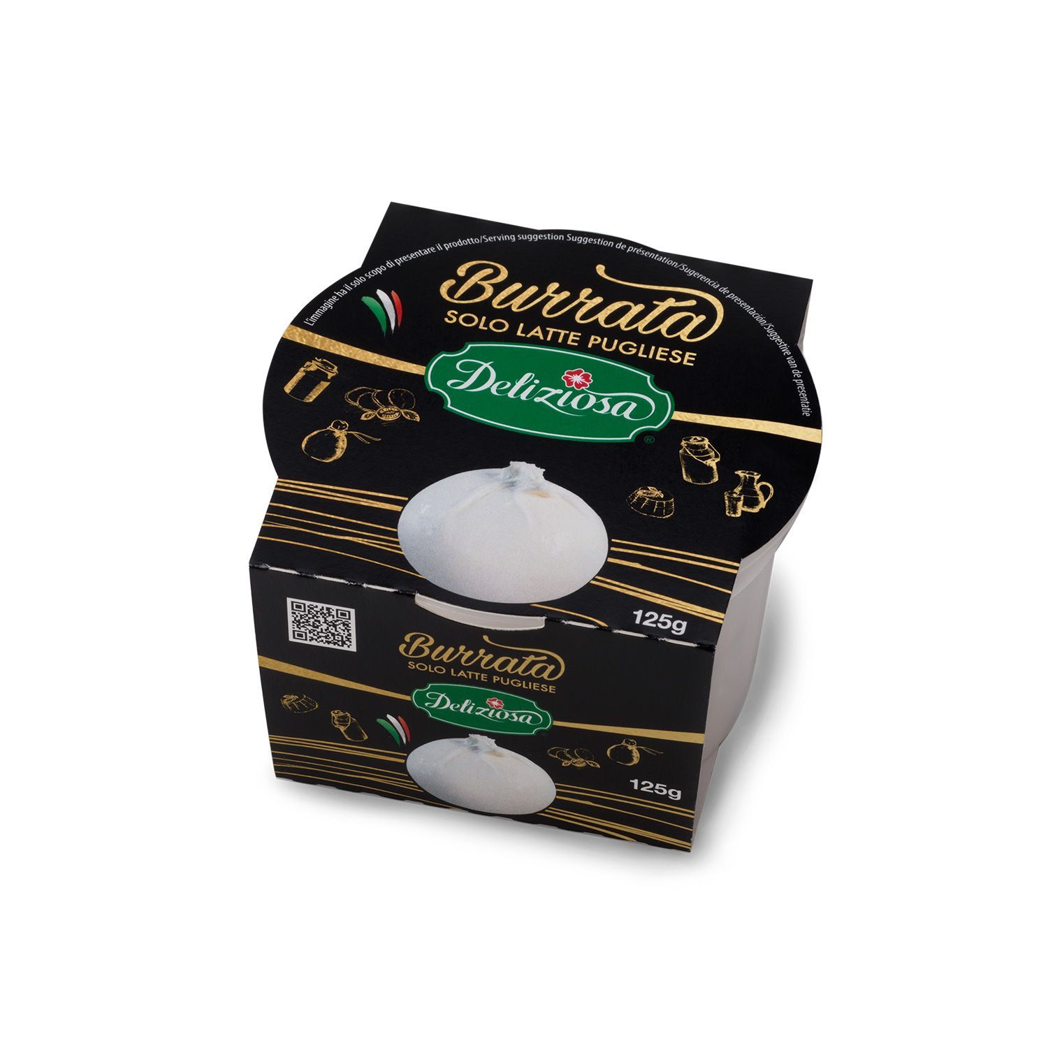 Queso Burratina Gold Delizia 125 gr